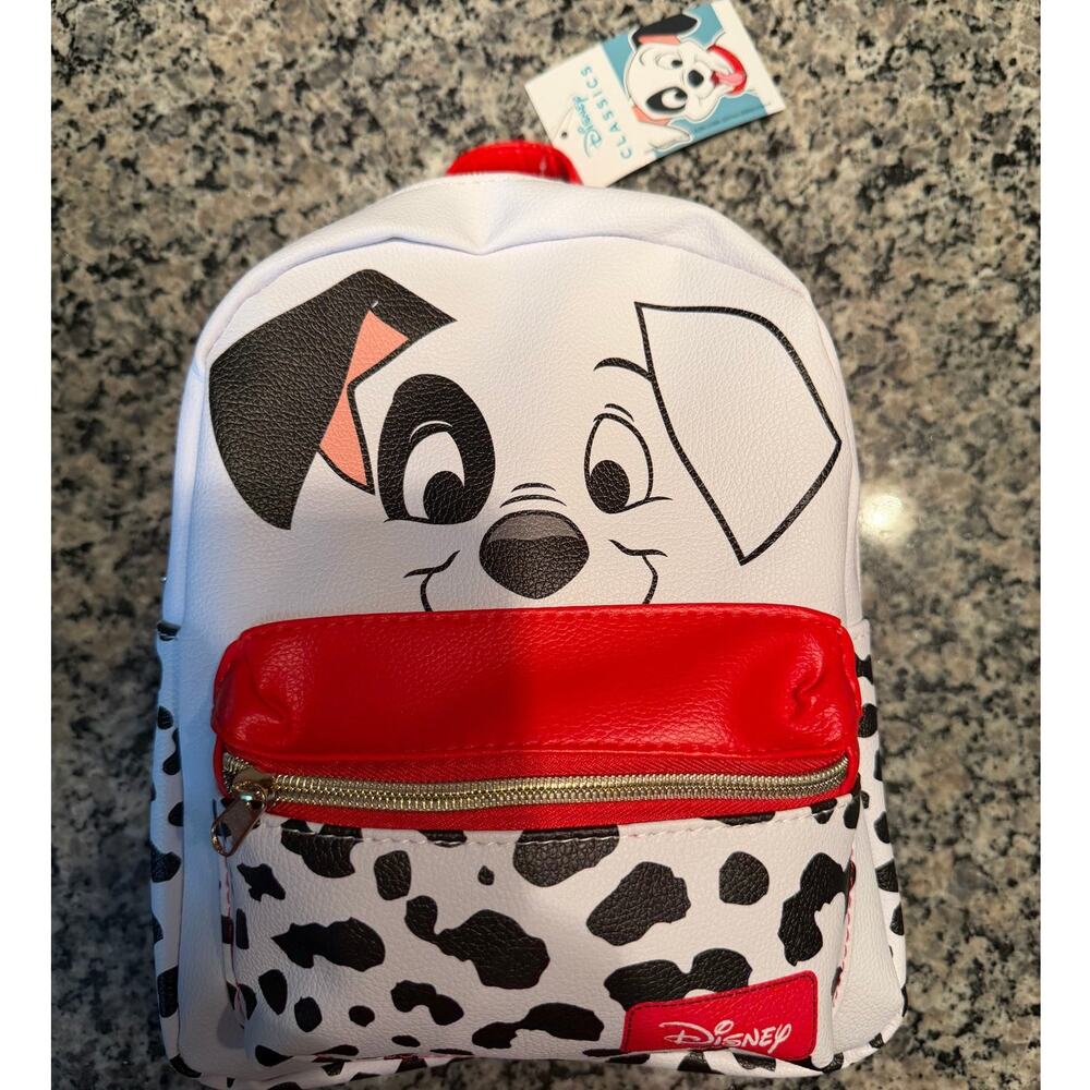 Disneys 101 Dalmatians Black and White Spotted Mini Backpack NWT